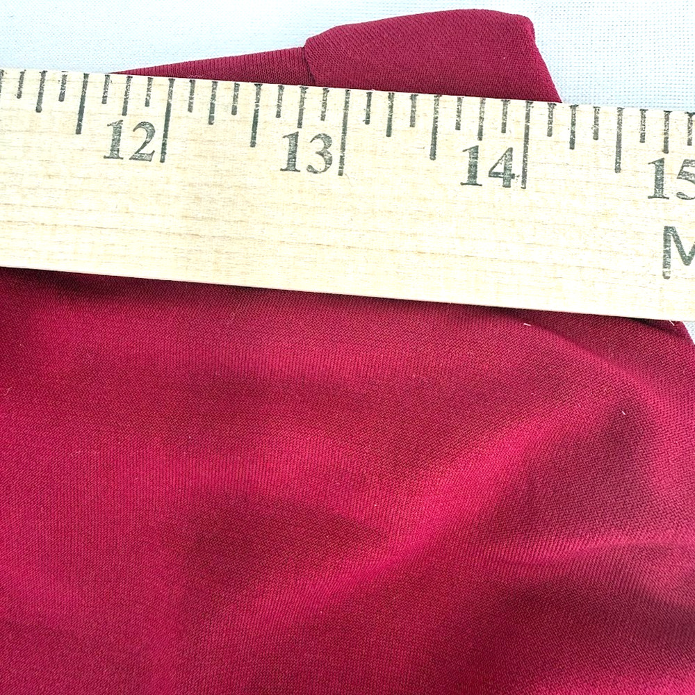 NY&Co SOHO Pink Draped Blouse Medium Ruched Stretch Top - Picture 8 of 10